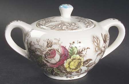 Rosevine Sugar Bowl & Lid