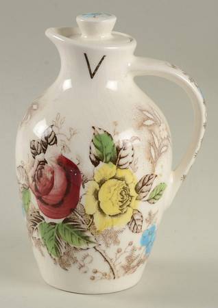 Rosevine Vinegar Cruet and Stopper