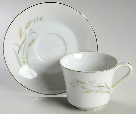 Saxony Flat Cup & Saucer Set