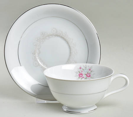 Sweet Afton Footed Cup & Saucer Set