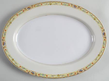 Canterbury Bells 12" Oval Serving Platter