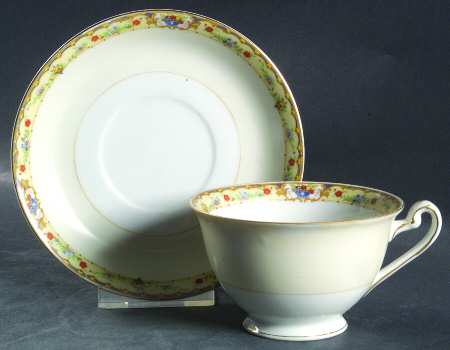 Canterbury Bells Footed Cup & Saucer Set