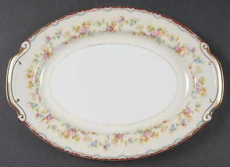 Jeanine 11" Oval Serving Platter