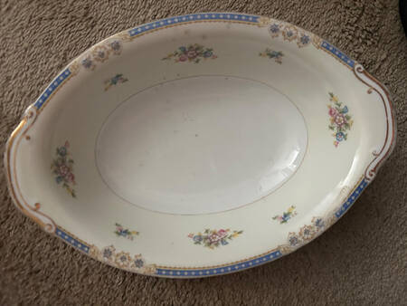 Langley 11" Oval Vegetable Bowl