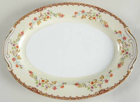 L'Automne 14" Oval Serving Platter
