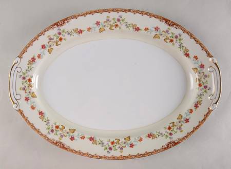 L'Automne 16" Oval Serving Platter
