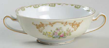 NAT14 Footed Cream Soup Bowl