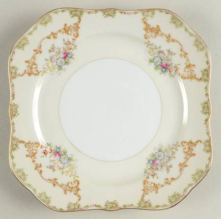 NAT14 Square Salad Plate