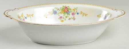 Patricia 10" Oval Vegetable Bowl
