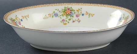 Patricia 10" Oval Vegetable Bowl