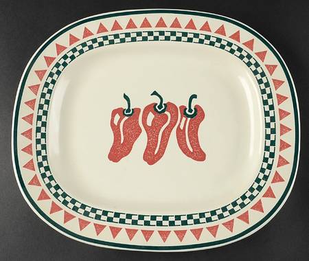 Caliente 13" Oval Serving Platter