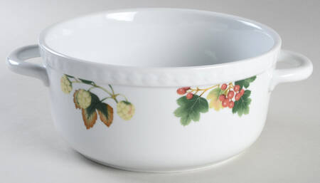 English Country Fruit 1.5 Quart Round Casserole No Lid