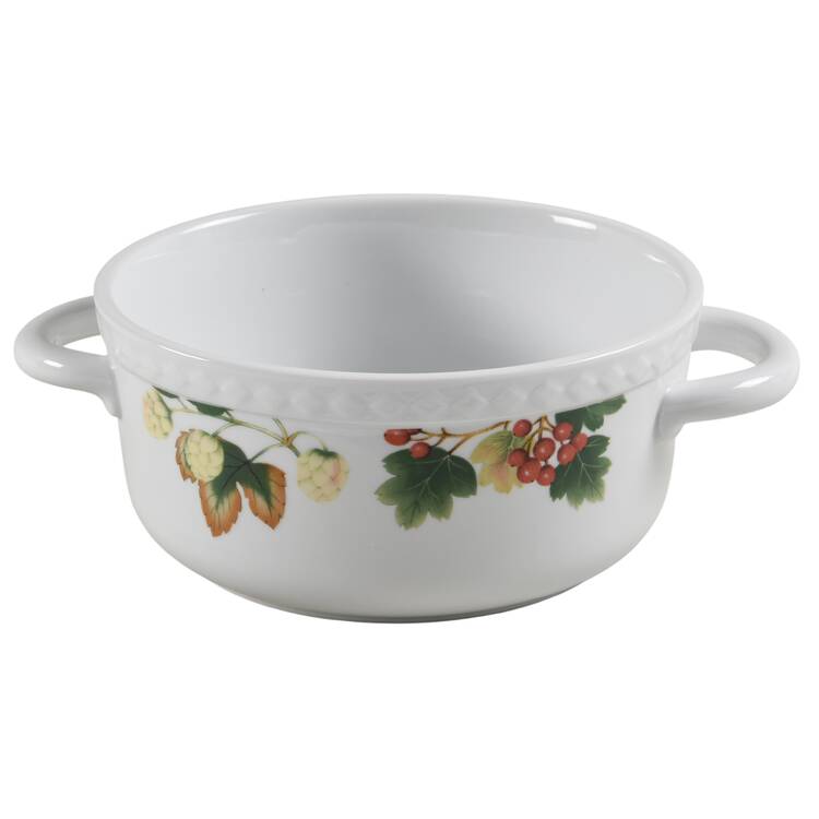 English Country Fruit 1 Qt Round Casserole No Lid