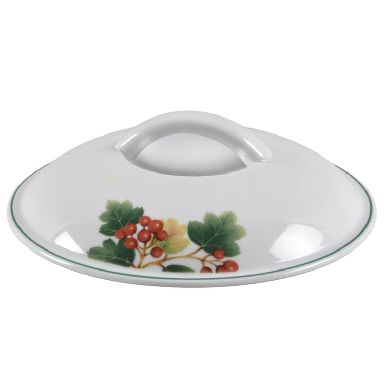English Country Fruit Lid for 1 Qt Round Casserole