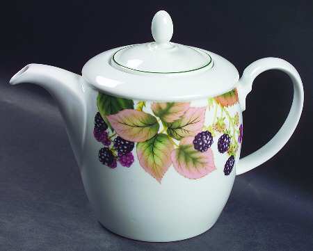 English Country Fruit Teapot & Lid
