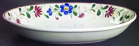 Francesca 14" Oval Vegetable Bowl