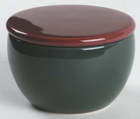Fusions Evergreen Sugar Bowl & Lid