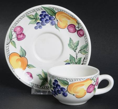 L'Amore Flat Demitasse Cup & Saucer Set