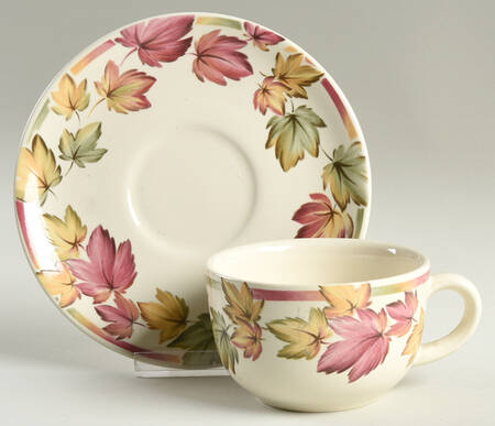 Maplewood Flat Cup & Saucer Set