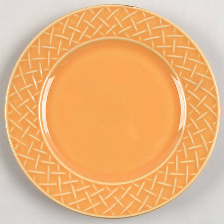 Perennial Colours Apricot Salad Plate