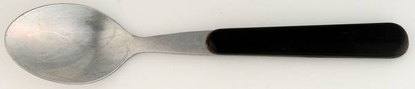 Solid Color Black Teaspoon