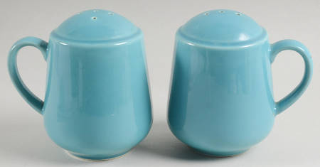 Solid Color Dark Aqua Stove Top Salt & Pepper Set