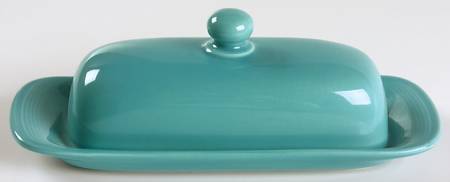 Solid Color Dark Aqua 1/4 Lb Covered Butter