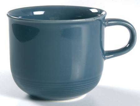 Solid Color Dark Blue Flat Cup