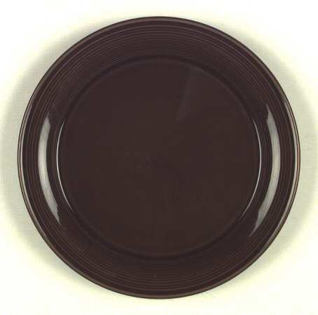 Solid Color Dark Brown Salad Plate