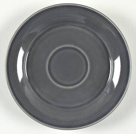 Solid Color Dark Gray Saucer