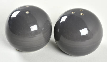 Solid Color Dark Gray Salt & Pepper Set