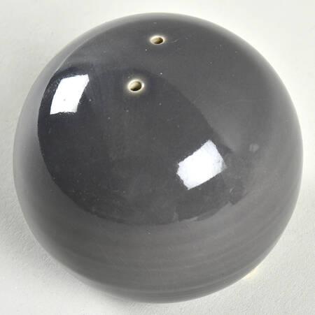 Solid Color Dark Gray Salt Shaker