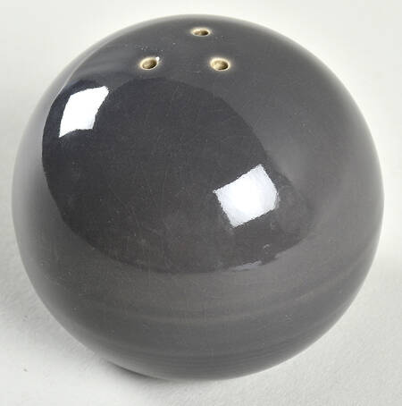 Solid Color Dark Gray Pepper Shaker