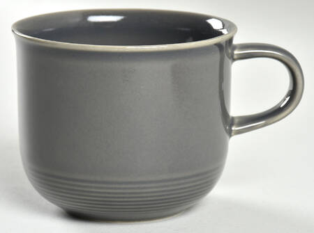 Solid Color Dark Gray Flat Cup