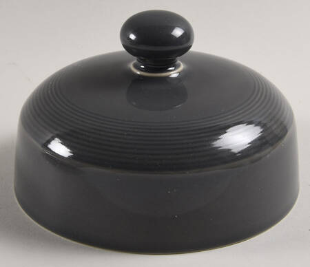 Solid Color Dark Gray Lid for Round Bowl