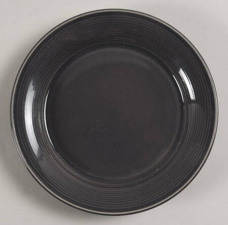 Solid Color Dark Gray Bread & Butter Plate