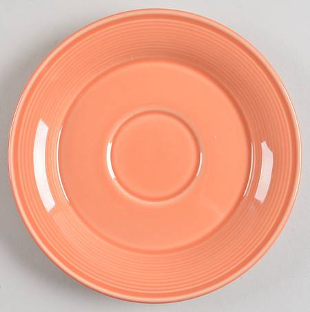 Solid Color Dark Peach Saucer
