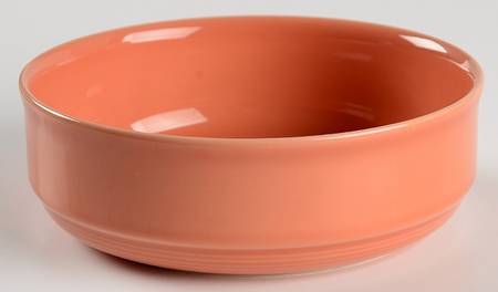 Solid Color Dark Peach Coupe Cereal Bowl