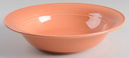 Solid Color Dark Peach 9" Round Vegetable Bowl