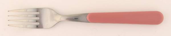 Solid Color Dark Rose Individual Salad Fork