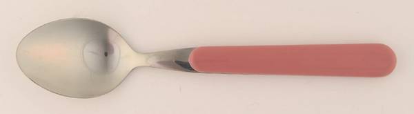 Solid Color Dark Rose Place/Oval Soup Spoon