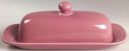 Solid Color Dark Rose 1/4 Lb Covered Butter