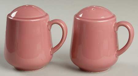 Solid Color Dark Rose Stove Top Salt & Pepper Set