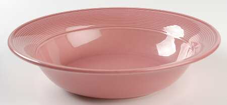 Solid Color Dark Rose 9" Round Vegetable Bowl