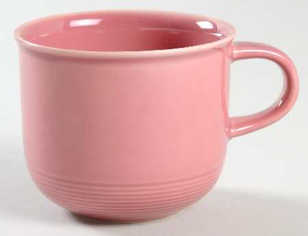 Solid Color Dark Rose Flat Cup