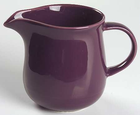 Solid Color Eggplant Creamer