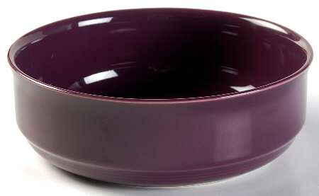 Solid Color Eggplant Coupe Cereal Bowl