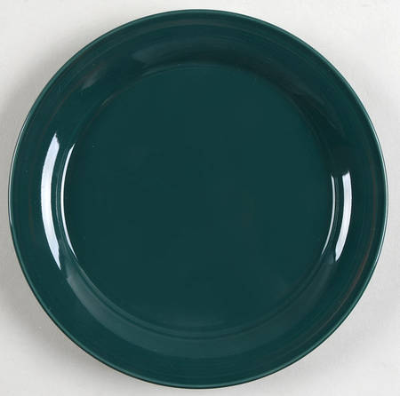 Solid Color Forest Green Salad Plate
