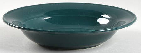 Solid Color Forest Green Coupe Cereal Bowl