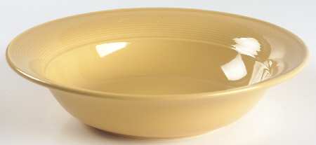 Solid Color Honey 9" Round Vegetable Bowl